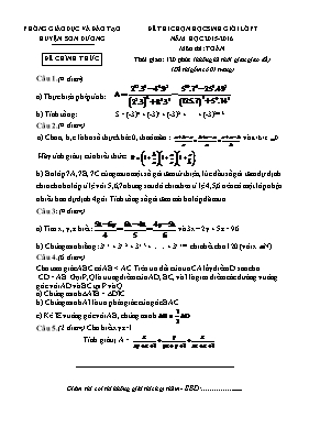 Đề thi chọn học sinh giỏi lớp 7 huyện Sơn Dương năm học 2015-2016 môn thi Toán